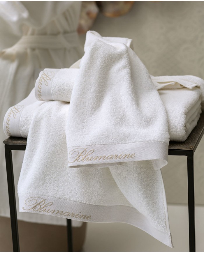 Coppia di asciugamani spugna viso + ospite Spa Blumarine