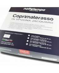 Coprimaterasso matrimoniale comfort Gabel angoli maxi