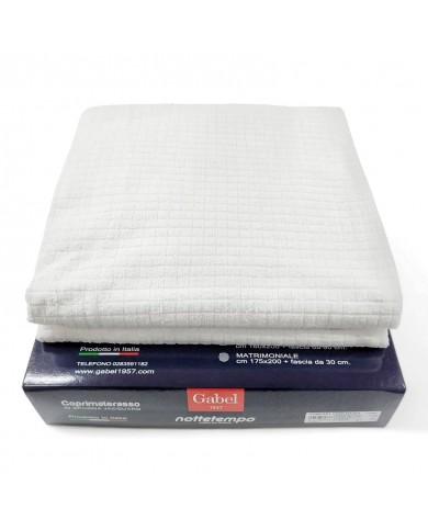 Coprimaterasso matrimoniale comfort Gabel angoli maxi