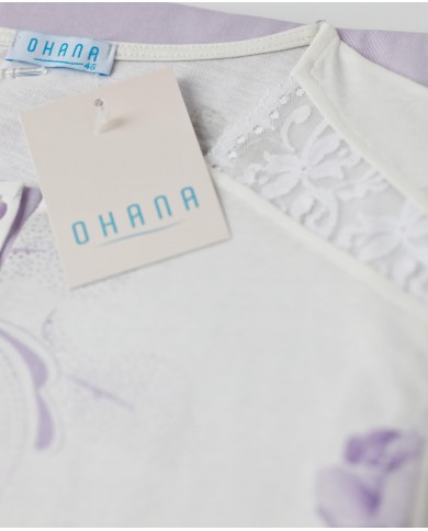 Pigiama donna estivo in cotone Ohana 21948