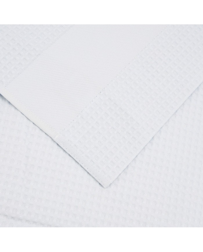 Coppia asciugamano viso + ospite nido d'ape Bellora APE