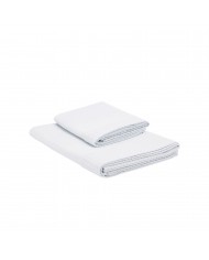 Coppia asciugamano viso + ospite nido d'ape Bellora APE