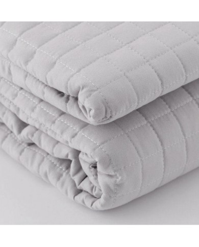 Trapuntino matrimoniale tinta unita Camilla Linea Oro