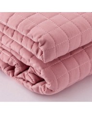 Trapuntino matrimoniale tinta unita Camilla Linea Oro