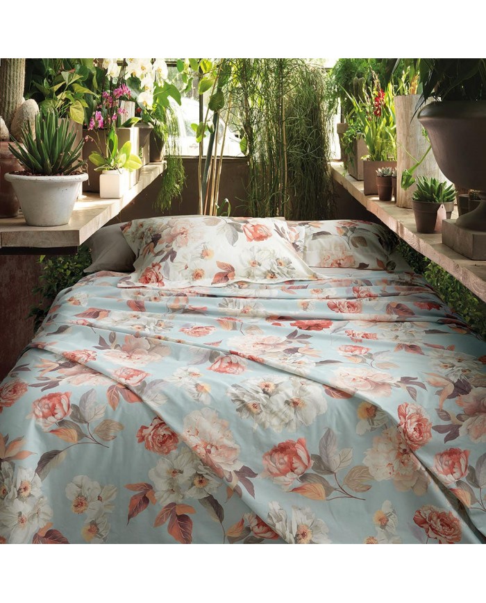 Copriletto matrimoniale in piquet 100% cotone Gabel Peony
