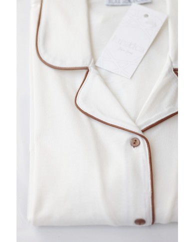 Pigiama donna estivo manica corta taglio giacca Lunatica 41156