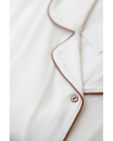 Pigiama donna estivo manica corta taglio giacca Lunatica 41156