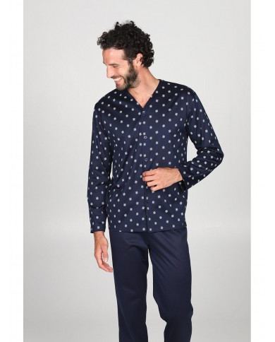 Pigiama estivo 100% cotone aperto avanti Julipet Bussola