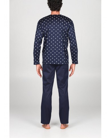 Pigiama estivo 100% cotone aperto avanti Julipet Bussola