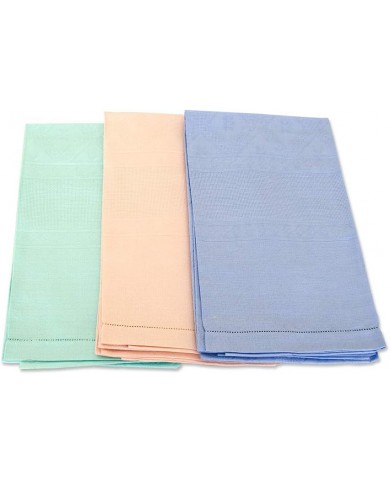 Set 6 Asciugamano ospite misto lino e cotone Sagrinè Vittoria Colori pastello Set 6 Asciugamano ospite misto lino e cotone Sagrinè Vittoria Colori pastello