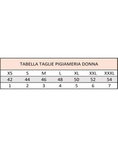 Camicia da notte donna 100% cotone Semplice Vanità - Fida Lingerie 2442