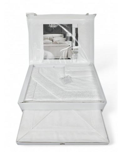 Coordinato matrimoniale Copriletto e Completo lenzuola Sophie Chiarelle art. Grana