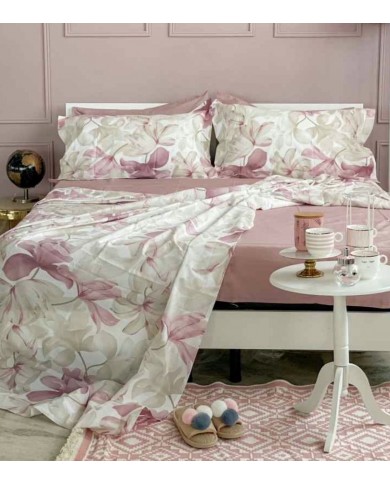 Completo lenzuola matrimoniale Maestri Cotonieri cherie 4 federe