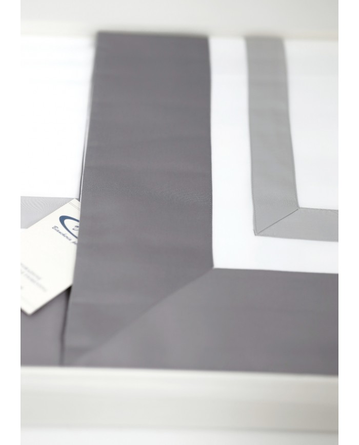 Completo lenzuola matrimoniale in raso di puro cotone Dreams Jasmine