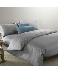 Completo copripiumino matrimoniale Caleffi in percalle