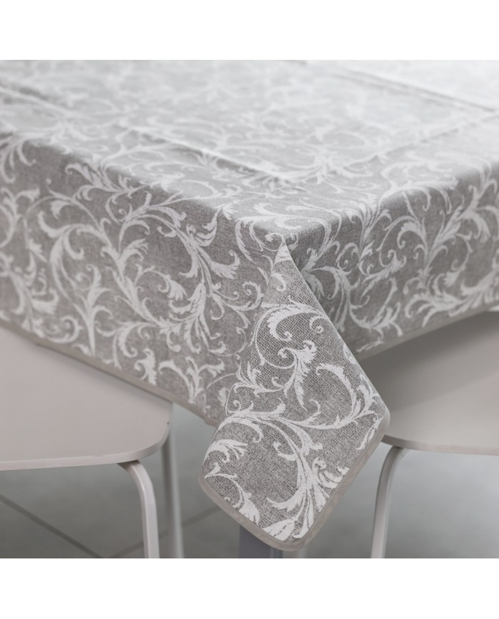 Tovaglia quadrata 4 posti in puro cotone Dorotea 140x140