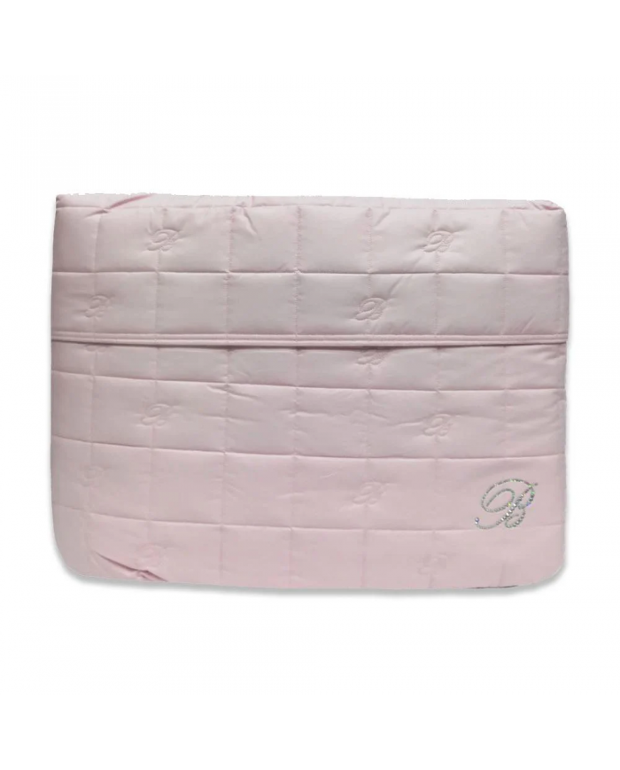 Copriletto trapuntato matrimoniale Blu Valentina Blumarine Home collection