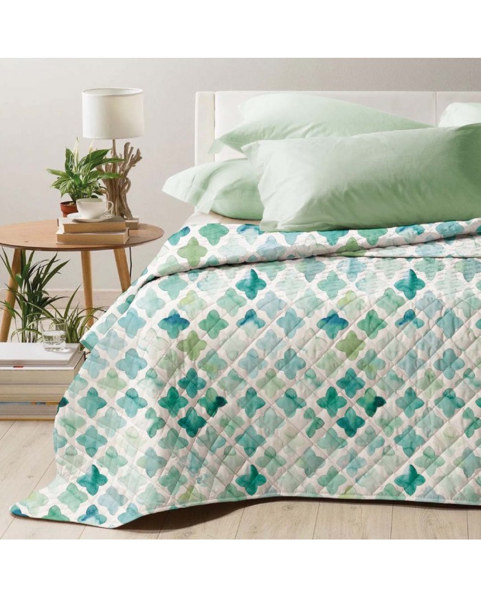 Trapuntino matrimoniale stampato S&G Home