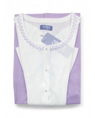 Pigiama donna estivo manica corta 100% cotone Linclalor 171470