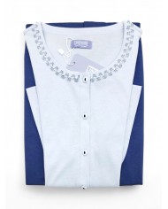 Pigiama donna estivo manica corta 100% cotone Linclalor 171470