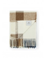 Plaid Lanerossi Iseo 100% Lana Vergine 130x170 avio