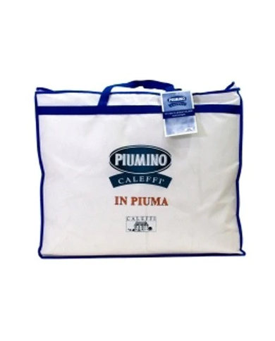Piumino in piuma d'oca letto singolo Ghiro 4 stelle Caleffi