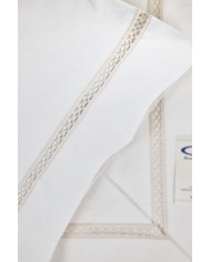Completo lenzuola matrimoniali 100% cotone Dreams art. Gigliuccio