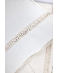 Completo lenzuola matrimoniali 100% cotone Dreams art. Gigliuccio