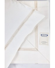 Completo lenzuola matrimoniali 100% cotone Dreams art. Gigliuccio