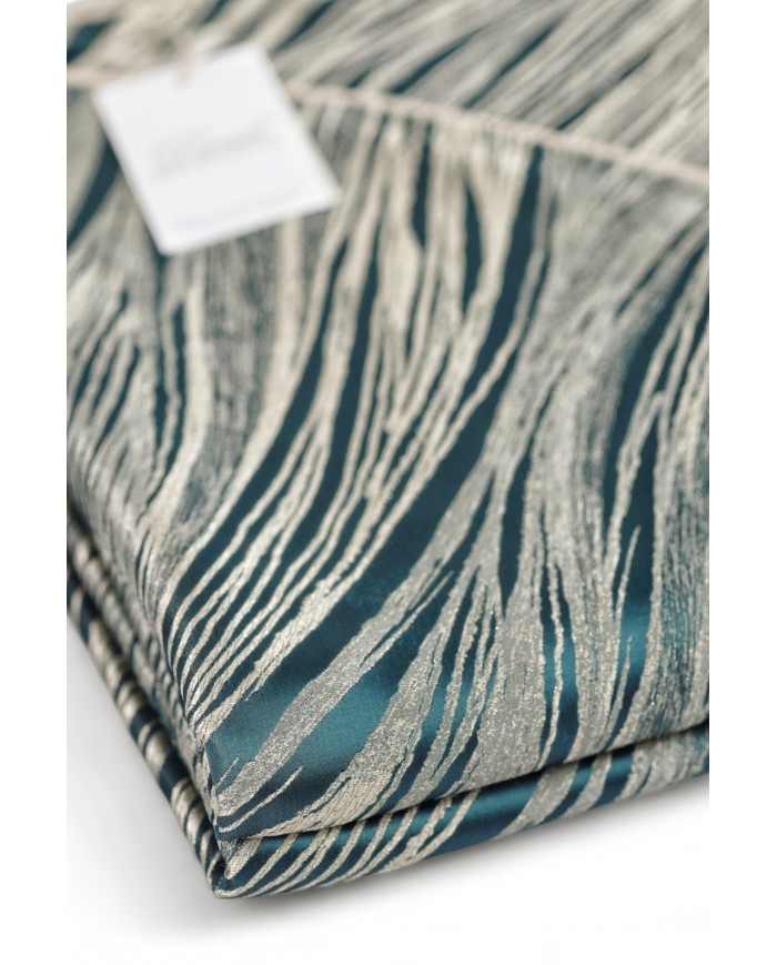Copriletto matrimoniale in raso jacquard David Home Horizon