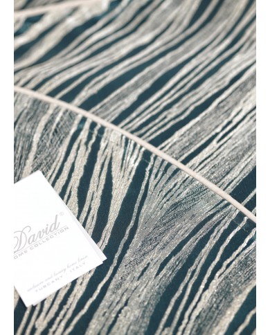 Copriletto matrimoniale in raso jacquard David Home Horizon
