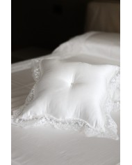 Cuscino arredo in raso e pizzo David Home Diana