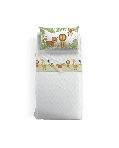 Completo lenzuola letto singolo Caleffi Tropical