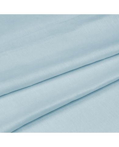 Tessuto al metro puro Lino Telene altezza 70 Celeste