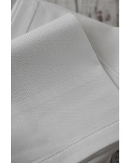 Set di 6 asciugamani viso in fiandra di cotone Manifattura Boccia bianco