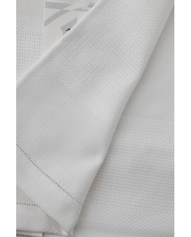 Set di 6 asciugamani viso in fiandra di cotone Manifattura Boccia bianco