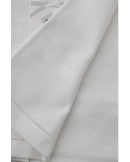 Set di 6 asciugamani viso in fiandra di cotone Manifattura Boccia bianco