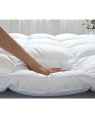 Topper letto singolo luxury in puro cotone Elite