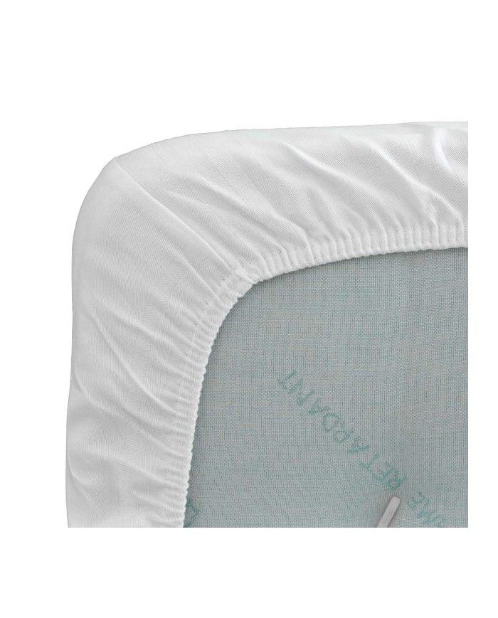 Coprimaterasso letto singolo Menfi con angoli maxi 30cm in puro cotone fasciato