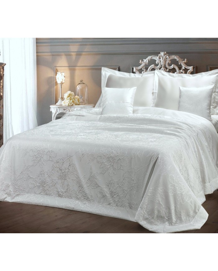 Coordinato matrimoniale Copriletto e Completo lenzuola Sophie Chiarelle art. Serena