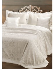 Coordinato matrimoniale Copriletto e Completo lenzuola Sophie Chiarelle art. Serena