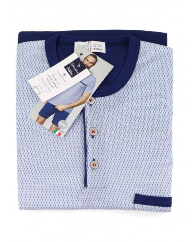 Pigiama uomo 100% cotone pettinato manica corta Bip Bip 3643