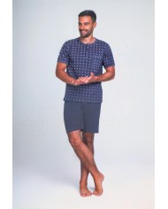 Pigiama donna spalla larga 100% cotone Vilfram 51456