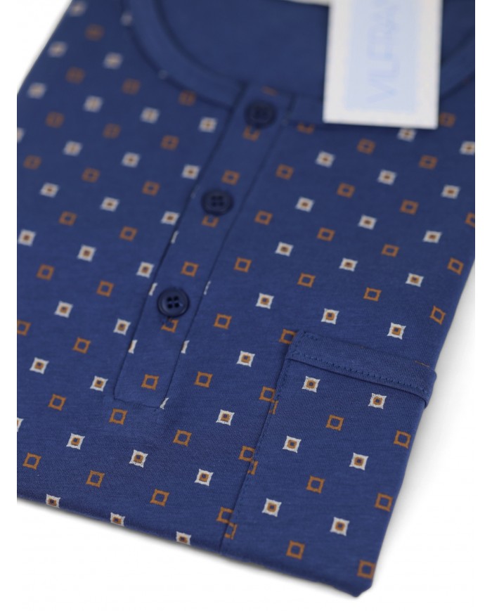 Pigiama uomo 100% cotone manica corta Vilfram 51620