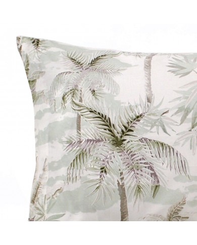 Completo lenzuola matrimoniale Zucchi in percalle di cotone art. Palm Tree