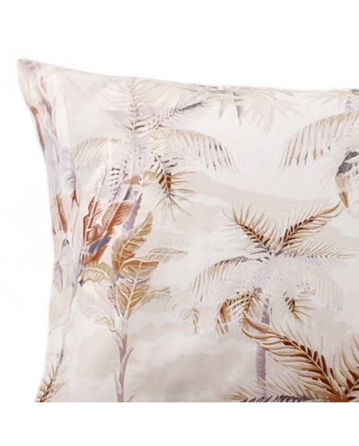 Completo lenzuola matrimoniale Zucchi in percalle di cotone art. Palm Tree