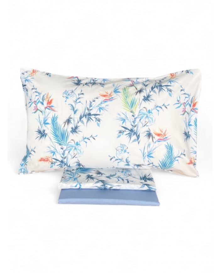 Completo lenzuola matrimoniale Zucchi in percalle di cotone art. Puket