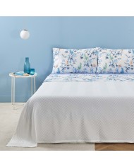 Completo lenzuola matrimoniale Zucchi in percalle di cotone art. Puket