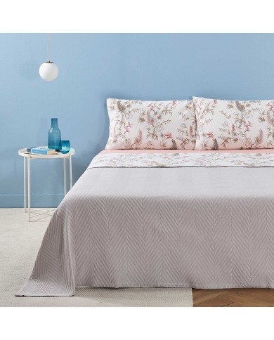 Completo lenzuola matrimoniale Zucchi in percalle di cotone art. Puket