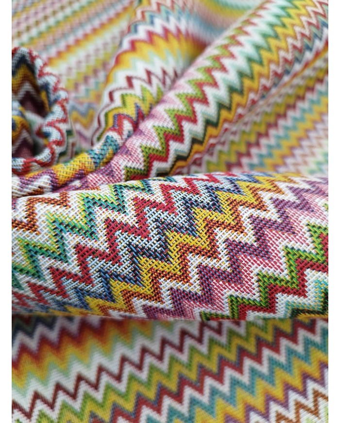 Tessuto per arredo Gobelin Multicolor altezza 280cm